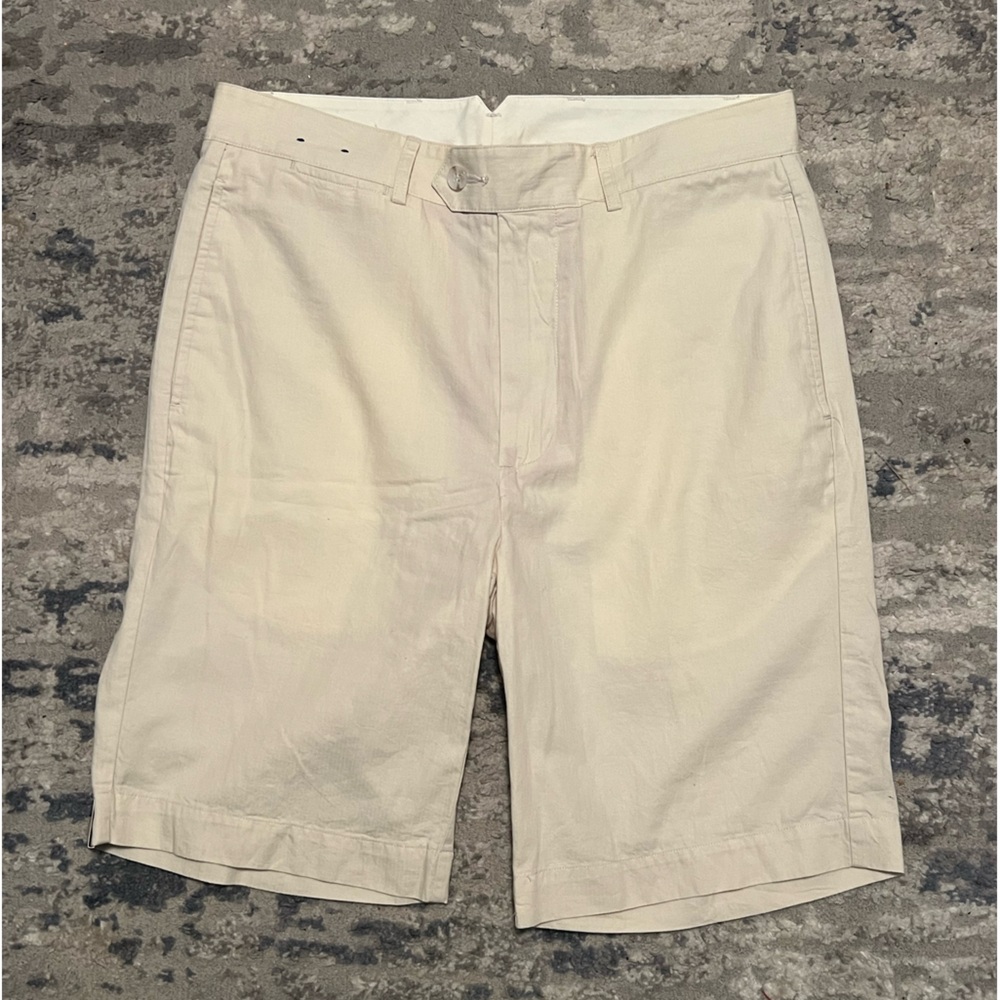 Cremieux Newport Chino Shorts Men’s Size 29 Cream Color Cotton Preppy Summer